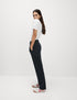 Marks & Spencer "Woven Straight Leg Trousers with Stretch"